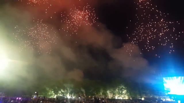 Фейерверк. День Металлурга 2018. Саяногорск. смотреть онлайн