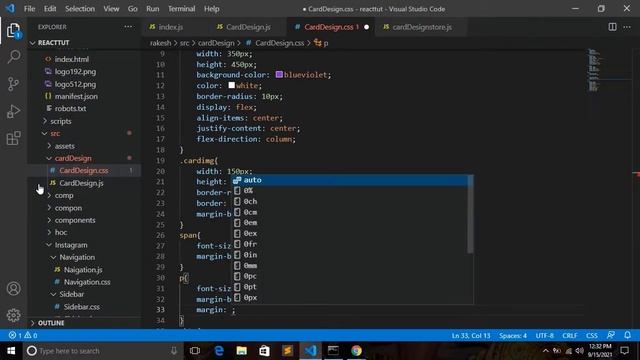 Business Card Design in React js смотреть онлайн