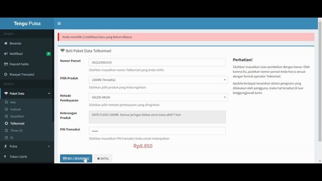 Source Code Aplikasi Penjualan Pulsa Online Otomatis Berbasis Web смотреть онлайн