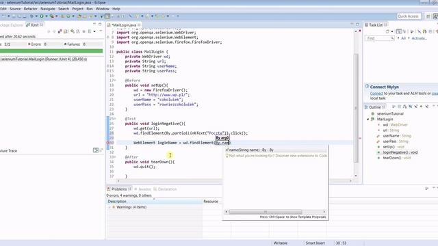 Testowanie za pomocą Selenium WebDriver oraz języka Java смотреть онлайн