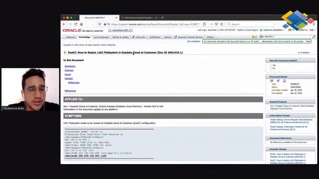 Preciso fazer resize do /u01 no Exadata, e agora? | Podcast DBAOCM смотреть онлайн