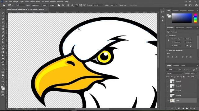 Quick Image Tracing in Photoshop and Convert It to Vector Graphics [SVG or EPS] смотреть онлайн