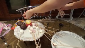 Букет из зефира. Мастер-класс.