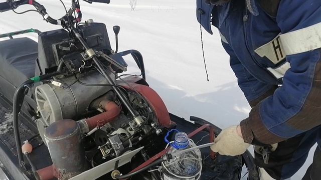 Обратка топлива на снегоходе буран, ХОДОВЫЕ ИСПЫТАНИЯ! смотреть онлайн