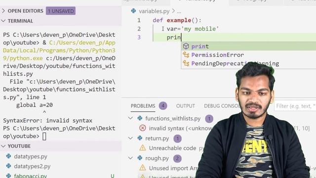 #24 Local and Global Variables in Python | Python Tutorial for Beginners | తెలుగులో смотреть онлайн