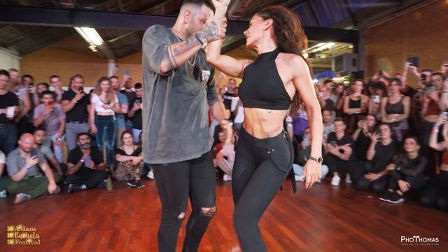 Daniel & Desiree Bachata demo - "Si No Estás by Dj Husky & Sebas Garreta" смотреть онлайн