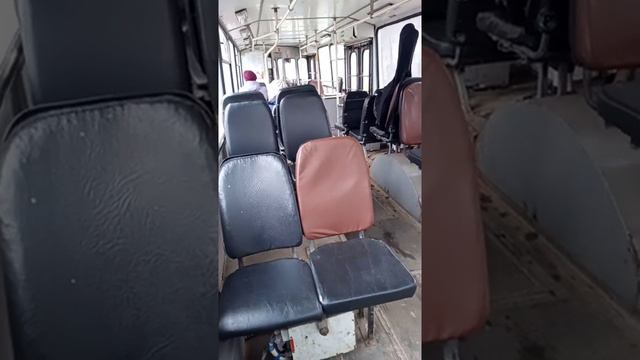 поездка на троллейбусе ЗиУ-682Г ГМ1 ( с широкой передней дверью) 1107 маршрут 3 г. Рязань смотреть онлайн