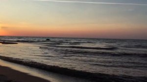 Закат на Белом озере в с. Куность