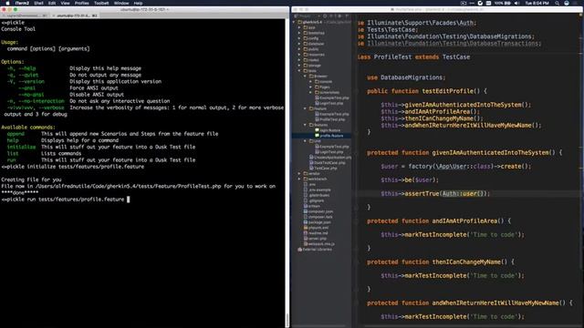 Intro to Pickle for PHP PHPUnit and Dusk Browser Testing смотреть онлайн