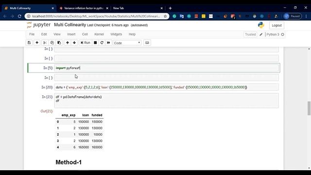 variance inflation factor in python | multicollinearity in regression | collinearity смотреть онлайн