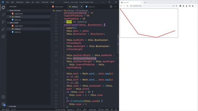 Построение графика на JavaScript. #2 смотреть онлайн