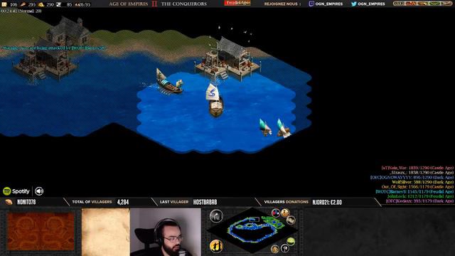 AGE OF EMPIRES 2 - BATAILLE DE FORUM , CA TOURNE MAL ET IL GLISSE .... смотреть онлайн