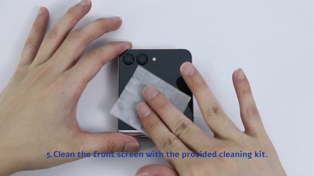 Installation Video for Galaxy Z Flip 5 Front Screen Protector смотреть онлайн