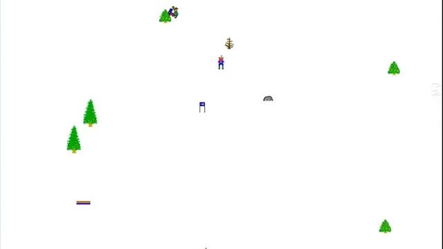 SkiFree (Skiing Game) смотреть онлайн