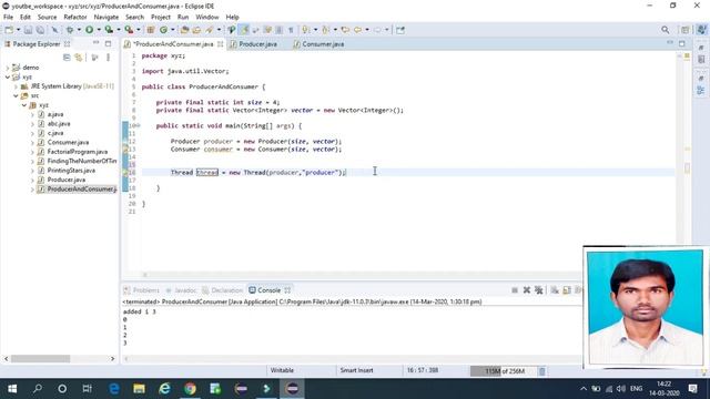 Producer and consumer program in java смотреть онлайн