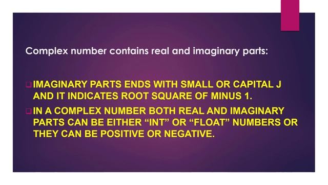 Float and complex number in Python смотреть онлайн