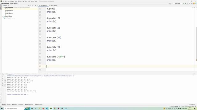 Python programming for beginners: Collection Module and deque смотреть онлайн