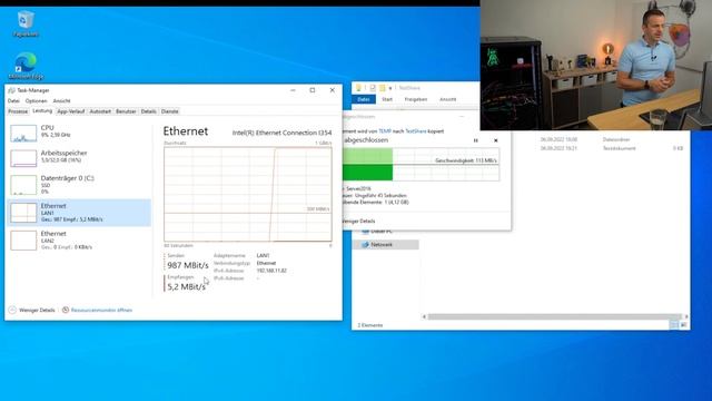 Synology mehr Netzwerkdurchsatz mit SMB3 Multichannel смотреть онлайн