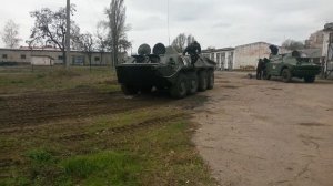 БТР-70. Урок вождения.