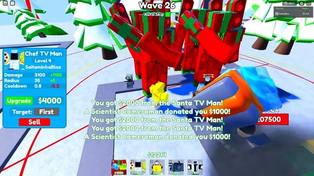 o NOVO GODLY TITAN PRESENT MAN Do Toilet Tower Defense! - Roblox смотреть онлайн