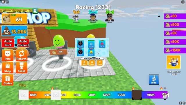 ГОНКА ПЕРДУНОВ В ROBLOX смотреть онлайн