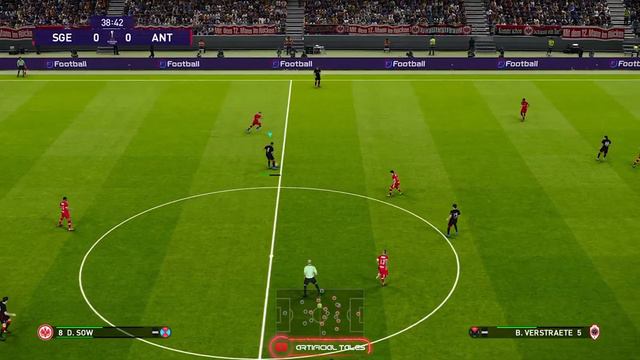 ANTHEM & STADIUM - PES 2021 - Eintracht Frankfurt vs Royal Antwerp FC - PS4 GAMEPLAY смотреть онлайн