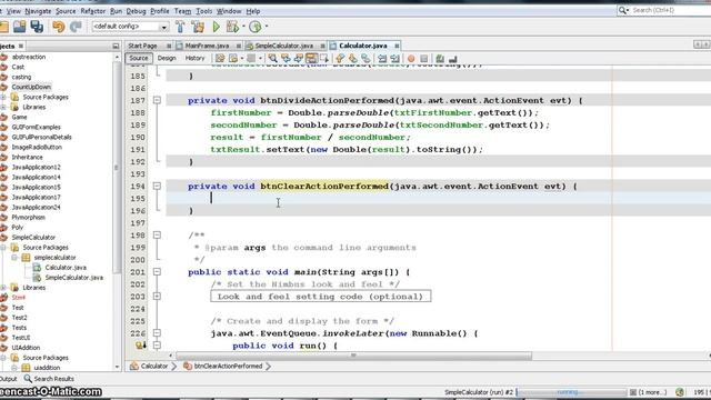 Simple Calculator-4 Using Java (Net Beans) смотреть онлайн