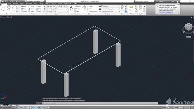How to make a table in Autocad 2013 easy for beginners смотреть онлайн