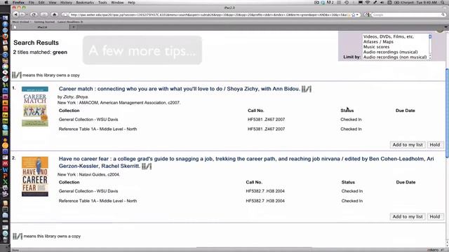 LIBS 1704 Module 3.3 - The Catalog Record смотреть онлайн