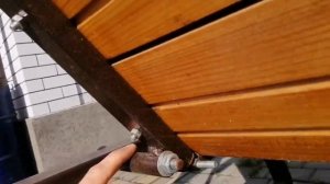 Садовая качель своими руками. Чертёж.