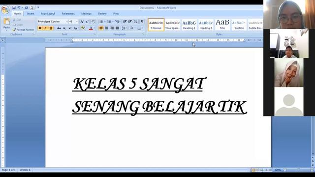 Zoom TIK Pertama Kelas 5 смотреть онлайн