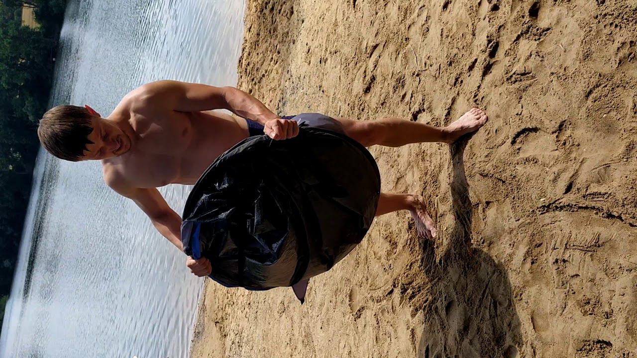 Как складывать двухместную палатку? смотреть онлайн