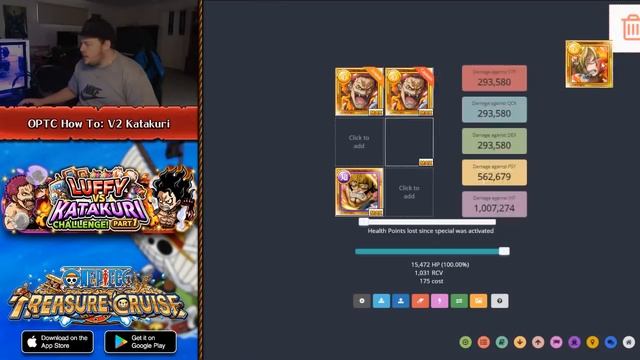 OPTC How To: V2 Katakuri (ONE PIECE Treasure Cruise) смотреть онлайн