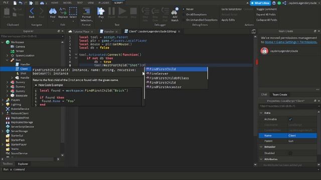How to make a simple gun - Roblox Studio смотреть онлайн