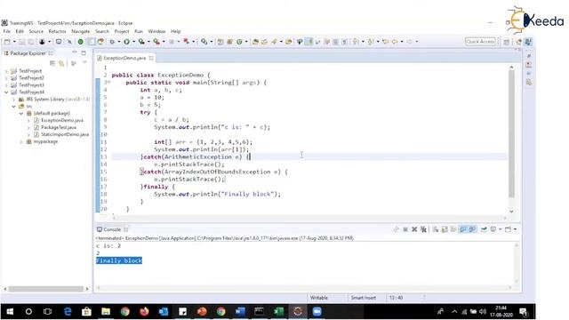 Exception Handling Multicatch in Java Java 7 feature смотреть онлайн