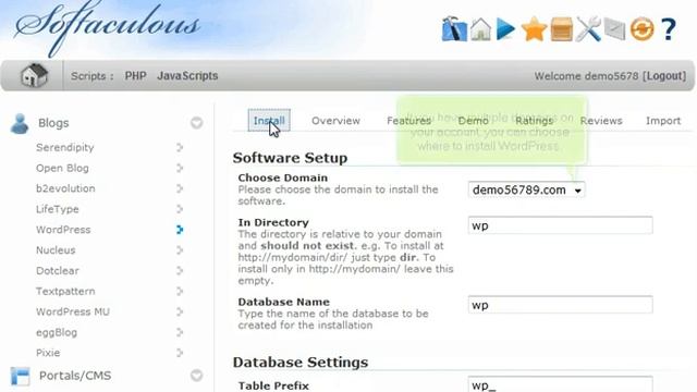 HostMetro - Softaculous - Wordpress Installation смотреть онлайн
