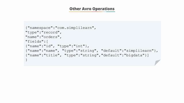 5.13 Hive Table and Avro Schema смотреть онлайн
