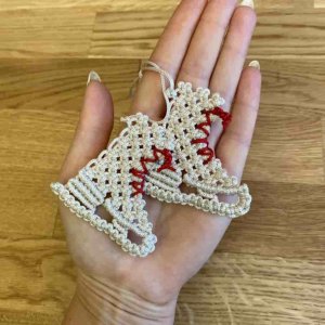 Мастер-класс макраме коньки.