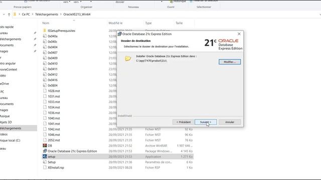 Oracle Database 21c Installation sur windows смотреть онлайн
