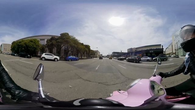 sort-of-3D scooter ride test with insta360 one in SF from SOMA to Mission смотреть онлайн