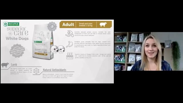 SUPERIOR CARE White Dogs Small & Mini Breeds Adult Lamb смотреть онлайн