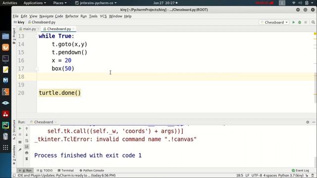 Turtle Python drawing | Turtle Python graphics Create Chess Board using Turtle, learn line drawing смотреть онлайн