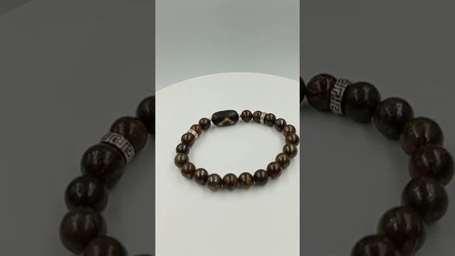 Алмаз Дзи -премиум (бронзит+серебро)