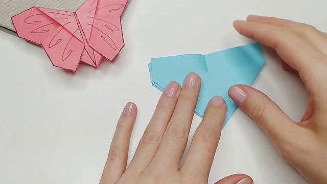 КАК СДЕЛАТЬ САМУЮ ПРОСТУЮ ЗАКЛАДКУ БАБОЧКУ ОРИГАМИ | butterfly bookmark смотреть онлайн