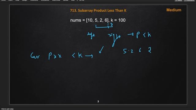 subarray product less than k | subarray product less than k leetcode | leetcode 713 | subarrays смотреть онлайн