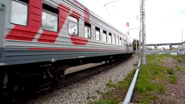 Электровоз ЧС2К-827 (ТЧЭ-6) со скорым поездом №116Й Москва - Уфа.