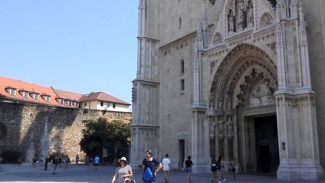 Хорватия. Загреб. Собор Вознесения Девы Марии и святых Стефана и Владислава смотреть онлайн