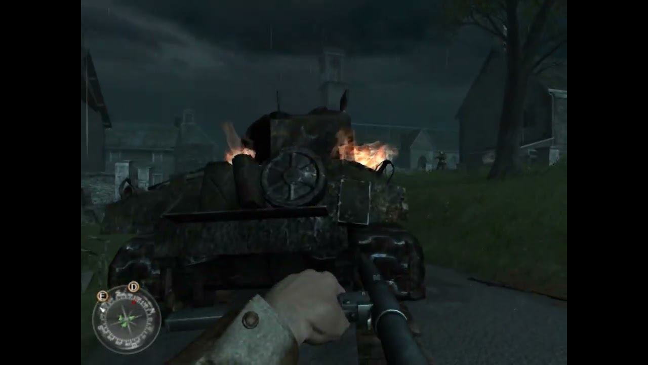 Прохождение Call of Duty 2 Глава 7 Битва за Кан Тигр #19