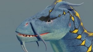 Loach Dragon Swallows Ferret animation [Vore] (No Sounds)