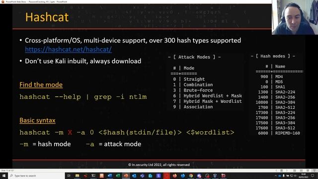 Password Cracking 101+1: Part 2 - Dictionary Attacks смотреть онлайн